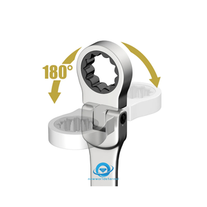 Tốt Nhất Bán 14Pcs 8-24Mm Flex-Đầu Cờ Lê Ổ Cắm Cờ Lê Kit Kết Hợp Hộp End Metric Tay Công Cụ Sửa Chữa Xe Công Cụ - Product Image 4