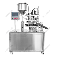 Machine de remplissage et de capsulage de liquide de bouteille pour remplisseur et câpres de bouteille en plastique de produits chimiques