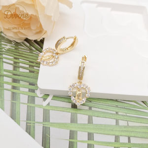 Boucles d'oreilles de luxe pour femmes, blanches, cristaux, strass, arc-en-ciel, Zircon, vierge marie, pendentifs, <span class=keywords><strong>2022</strong></span> - Product Image 4