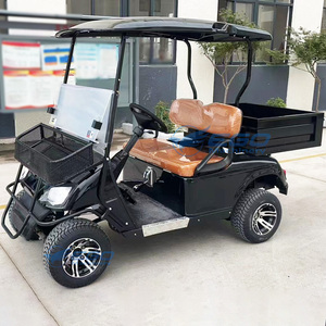 Carrito de Golf Eléctrico de 2 Plazas, Color Negro, Homologado para Circular por la Calle, Vehículo Utilitario Eléctrico de 2 Asientos con Plataforma de Carga - Product Image 5
