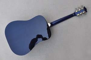 Flyoung Blue 41 Inch Acoustic Guitar Top Solid Classical Guitar <b>Stringed</b> <b>Instruments</b> - Product Image 5