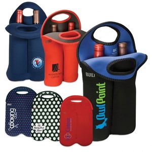 Porta Botellas de Vino Aislado de Neopreno de 750 ml Personalizado, Bolsa de Transporte Impermeable para Sublimación, Bolsa Refrigerante Portátil para Vino - Product Image 1