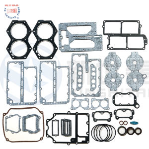 Kit complet de joints d'étanchéité pour moteur hors-bord 439085, joint de culasse plat pour moteur hors-bord EVINRUDE <span class=keywords><strong>JOHNSON</strong></span> 90 115 HP V4 Crossflow - Product Image 6