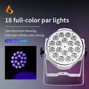Equipo de Iluminación para Discotecas, Luz LED Par 6 en 1 RGBWA UV de 18x18w - Product Image 2