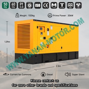 10kva 20kva 30kva Alternator <strong>Generator</strong> Diesel Super Silent Portable Alternator <strong>Set</strong> 10 kw 24kw With Circuit Breaker - Product Image 5
