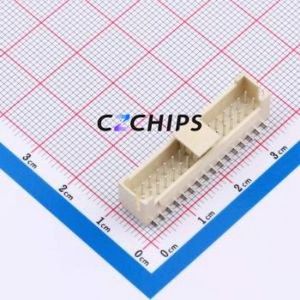 W200123K-32PW2421 Wire-to-Board Pin Header SMD,P=2mm Connector 2x16P 2mm Vertical Mount PHB - Product Image 1
