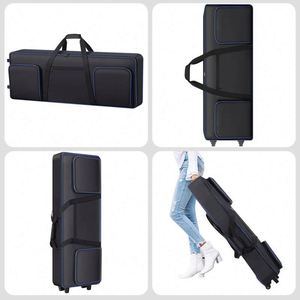 Usine BSCI, grande capacité, sangles confortables, tissu personnalisé, bandoulière simple, épaissi de 10 mm, orgue électronique 61 touches - Product Image 2