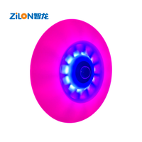 Roues de patins à roulettes LED brevetées 82A 85A 90A PU, auto-alimentées, lumineuses et clignotantes, sans batterie, vente en gros directe d'usine