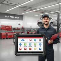 Nuevo Lanzamiento X431 PRO3 Apex Obd2 Bluetooth Bidireccional, Codificación Ecu, 50 Servicios, 25 Idiomas, Herramienta de Diagnóstico, Equivalente a V Plus