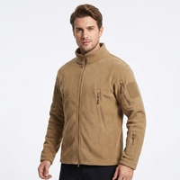 Veste de terrain tactique en polaire vert olive personnalisée OEM M65 pour l'entraînement
