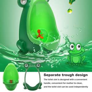 <span class=keywords><strong>Urinoir</strong></span> d'Apprentissage de la Propreté, <span class=keywords><strong>Urinoir</strong></span> Portable pour Tout-petits Garçons, Pot <span class=keywords><strong>Grenouille</strong></span> avec Cuvette Amovible et Cible Tournante - Product Image 4