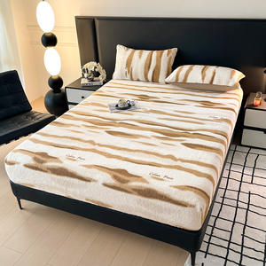 High Quality Rabbit <strong>Fleece</strong> Bedspreads <strong>king</strong> <strong>Size</strong> <strong>Fitted</strong> <strong>Sheets</strong> for Beds - Product Image 6