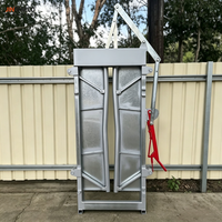 Support de tête de bétail galvanisé à chaud pour l'installation de la barrière d'encastrement