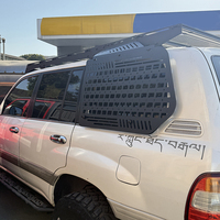 Accesorios Todoterreno 4x4, Marcos Protectores para Automóviles, Decoración, Protección, Armadura para Vidrio de Ventana Trasera para Toyota LC100