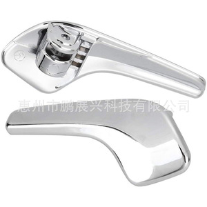 Poignée de porte intérieure Vauxhall Corsa, argentée, gauche et droite, pièce de rechange 13297813 13297814, matériau ABS - Product Image 3