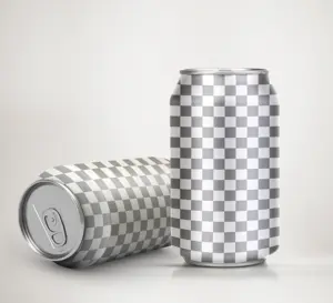 饮料包装用空白定制印刷250毫升短粗铝罐