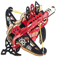 Jouets pour enfants brinquedos pistolet de tir à l'arc jouet d'arbalète mini arbalète puzzle en bois 3d