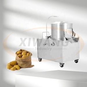 Machine à éplucher les pommes de terre électrique automatique commerciale avec une puissance de 380/220V et 1,5KW pour éplucher les fruits et légumes - Product Image 4