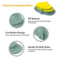 Moule à raviolis, pâte à tarte, pâte à dumplings, moule à gyoza, outil de fabrication de dumplings, 3 tailles, facile, écologique