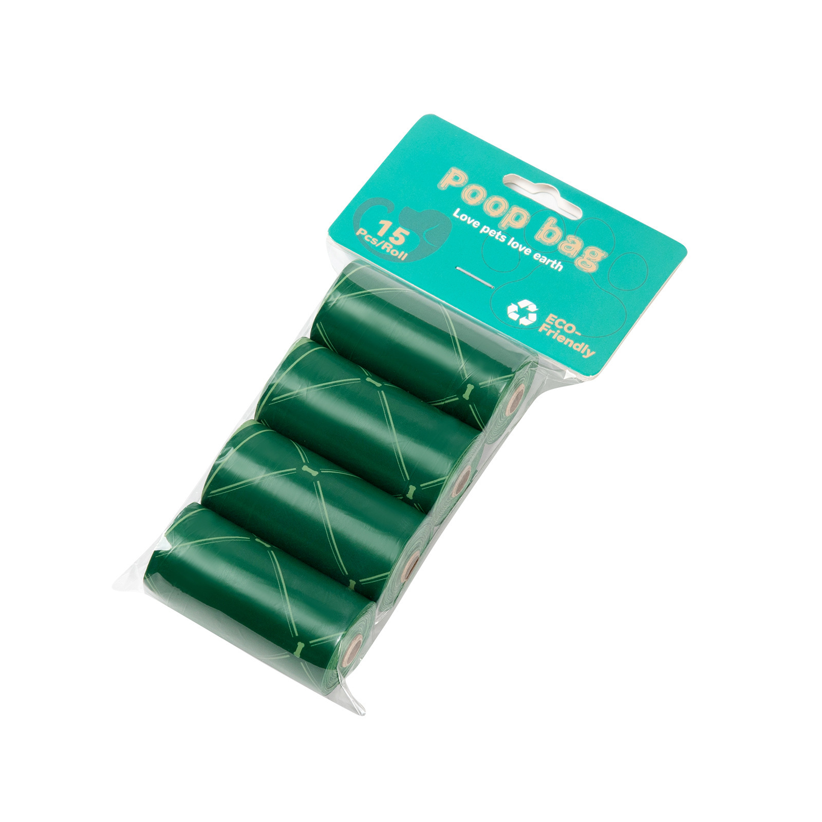 4 rouleaux verts