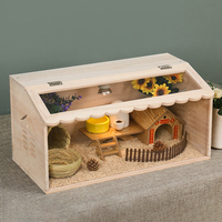 Boîte d'élevage en bois pour animaux de compagnie à température constante pour l'élevage de poussins nid dédié pour l'élevage de cailles et de hamsters