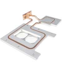 Plaque froide liquide en aluminium série 6000 personnalisée dissipateur de chaleur de refroidissement par eau série 6000 avec services de poinçonnage de soudage de coupe en flexion