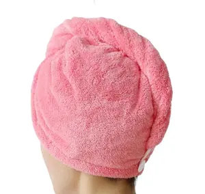 Hair Turban Quickly Dry Hair Hat Womens Girls hat Bathing Tool Drying Towel