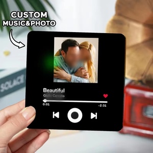 Regalos de Navidad, Imanes Personalizables para Refrigerador con Imagen y Música, Imanes Decorativos para Refrigerador de Alta Calidad - Product Image 3