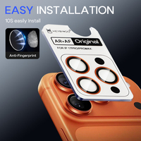 Protector de Pantalla y Lente 4 en 1 Personalizado, Funda para Teléfono para iPhone 17 Pro Max 16 15 14 Plus 13 Pro, Accesorios para Teléfono