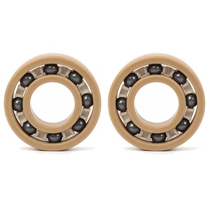 6004 20x42x12mm PEEK Hybrid Ball Bearing <b>Silicon</b> Nitride Ball High Temperature for Medical Device - Product Image 2