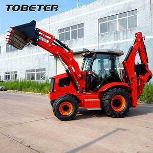 광석채광 프론트 엔드 로더 용 Tobeter 제품 제조업체 새로운 굴착기 백호 로더 4X4 - Product Image 5