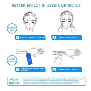 Logo personnalisé crème <span class=keywords><strong>solaire</strong></span> pour le corps lotion coréenne pour les soins de la peau crème <span class=keywords><strong>solaire</strong></span> blanchissante et <span class=keywords><strong>non</strong></span> <span class=keywords><strong>grasse</strong></span> SPF 30 imperméable pour le <span class=keywords><strong>visage</strong></span> - Product Image 5