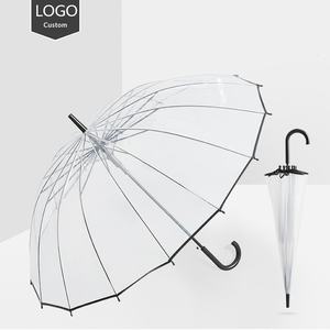Parapluie transparent en guise de cadeau promotionnel, parapluie à auvent transparent pour la promotion de la marque, les événements et les cadeaux de campagne - Product Image 1