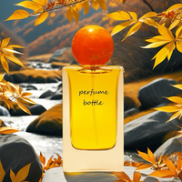 Oem Flacon de parfum en verre cristal Design de luxe 50ml 100ml 80ml Flacon en verre Vaporisateur de maquillage Flacon de parfum avec boîte
