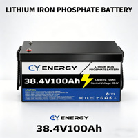Batterie de moteur hors-bord OBM 38,4 V 100 Ah, pack de batteries pour bateau électrique marin LiFePO4 Lithium avec surveillance Bluetooth, stock EU US AU CA