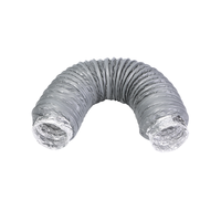 Réduction du bruit Tuyau de ventilation de climatisation en aluminium combiné Tube de silencieux de ventilation flexible