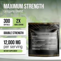 Capsules d'huile d'origan sauvage sans gluten de haute qualité – Complément en gélules pour stimuler l'immunité et favoriser la digestion