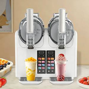 Commercial Double <b>Machine</b> for <b>Home</b> Cafe Frozen Drink Maker Smoothies <b>Ice</b> Slushies AS-Icecream084 Powerful & Quiet Compressor - Product Image 2