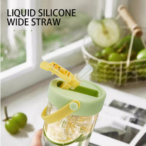 Wholesale 750ml BPA Free Eco-Friendly Filter Fruit Tea Portable Outdoor Plastic <strong>Water</strong> <strong>Bottle</strong> Straw Long <strong>Infuser</strong> Applicable - Product Image 3