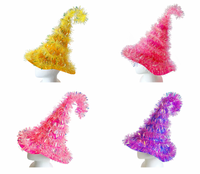 Sombreros Plegables Reutilizables de la Serie Láser, Nuevo Producto en Oferta, para Fiestas de Cumpleaños y Navidad Infantiles
