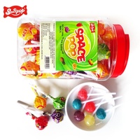 Best Selling Mini Pop Lollipops 10g Mixed Flavor Hard Texture Fruity Taste Packaged in Bottle