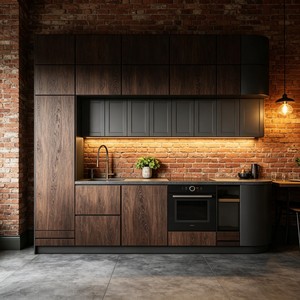 Gabinetes <span class=keywords><strong>de</strong></span> Cocina <span class=keywords><strong>de</strong></span> Madera Contrachapada, Diseño Simple <span class=keywords><strong>y</strong></span> Práctico, Alta Relación Calidad-Precio <span class=keywords><strong>y</strong></span> Durabilidad - Product Image 5