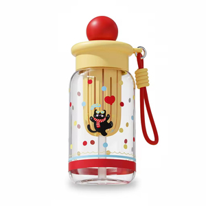 JM6 Summer Girls Cartoon Cute Sports Plastic Straw Cup Food Grade High Temperature Resistant 500ml Direct <strong>Drinking</strong> - Product Image 1