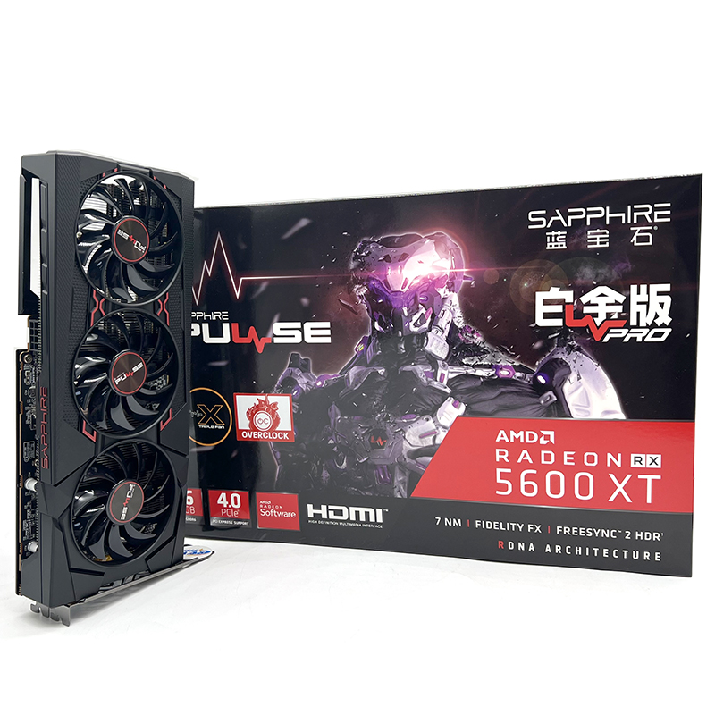 グラフィックボード・グラボ・ビデオカード Sapphire Pulse Radeon RX 5600 XT 6GB Sapphire Radeon RX 5600 XT 6GB Pulse GPU w/Box | 1yr