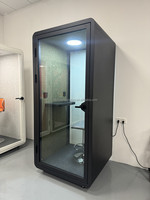 Pods de bureau privé intelligents mobiles d'intérieur insonorisés avec système de ventilation