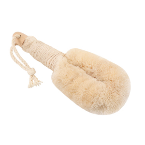 Brosse corporelle personnalisée avec logo, brosse de bain et de douche pour peaux sèches, brosse en sisal, fibres naturelles, améliore la circulation sanguine, exfolie la peau - Product Image 1