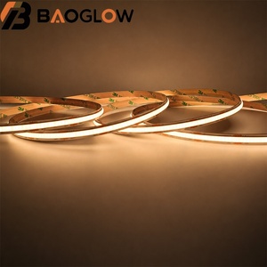 Bande lumineuse COB moderne de type goutte d'eau, 408 LED par mètre, DC24V, 12W/M, sans spot, douce, dimmable, flexible, pour fêtes et vacances - Product Image 2