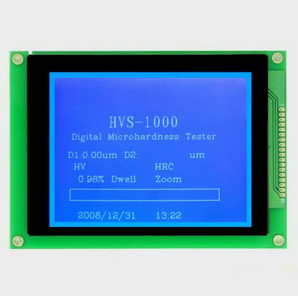 4.7 inç 320x240 Lcd modülü 8 Bit paralel gri tonlamalı Lcd modülü 320240 Stn mavi monokrom ekran 16x2