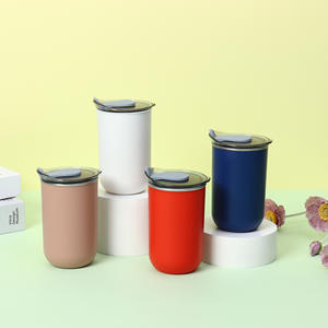 Tasse à café isolée à double couche en acier inoxydable 304 de haute qualité Thermos portable de grande capacité avec couvercle pour le voyage - Product Image 1