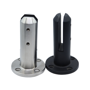 Zd Hiện Đại Thép Không Gỉ 2205 Vòng Kẹp Sàn Không Khung Lan can Thủy Tinh spigots Cho Cầu Thang Ban Công Hàng Rào Tầng Gắn Chân Đế - Product Image 2